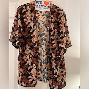 Small multi colored floral kimono.